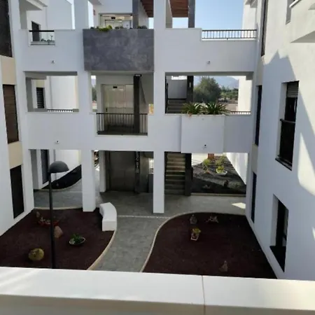 View Luxury In New Complex Pueblo Majorero Next To Golf Course 5 Min Walk From The And Atlantico Shopping Centre In Next To Cassino And Elba Sara 2 Bedrooms 2 Bathrooms Huge Terace! Apartament *