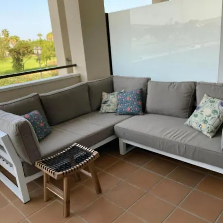 View Luxury In New Complex Pueblo Majorero Next To Golf Course 5 Min Walk From The And Atlantico Shopping Centre In Next To Cassino And Elba Sara 2 Bedrooms 2 Bathrooms Huge Terace! Appartamento *