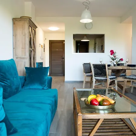 View Luxury In New Complex Pueblo Majorero Next To Golf Course 5 Min Walk From The And Atlantico Shopping Centre In Next To Cassino And Elba Sara 2 Bedrooms 2 Bathrooms Huge Terace! Apartament *